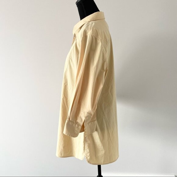 Chico’s Relaxed Fit Cotton Bell Sleeve Tunic Blouse - Picture 2 of 14